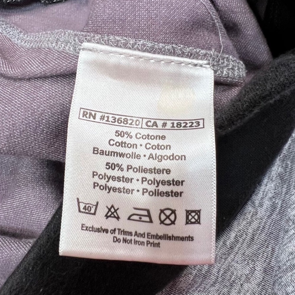 Kappa Sappho Grey Space Dye Straight Leg Activewear Pants XXL KPAW16 - Picture 6 of 12